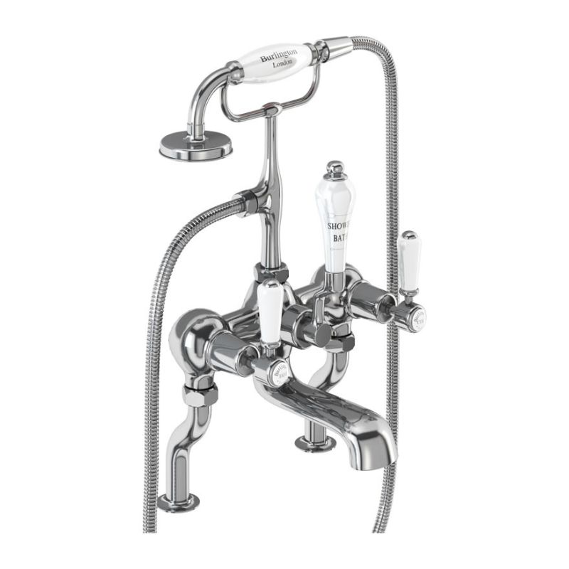 Burlington Kensington Bath Shower Mixer Deck Mounted